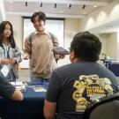The Asian and Pacific Islander Aggies Open House in the Community Center Multipurpose room during Aggie Day on April 8, 2023.